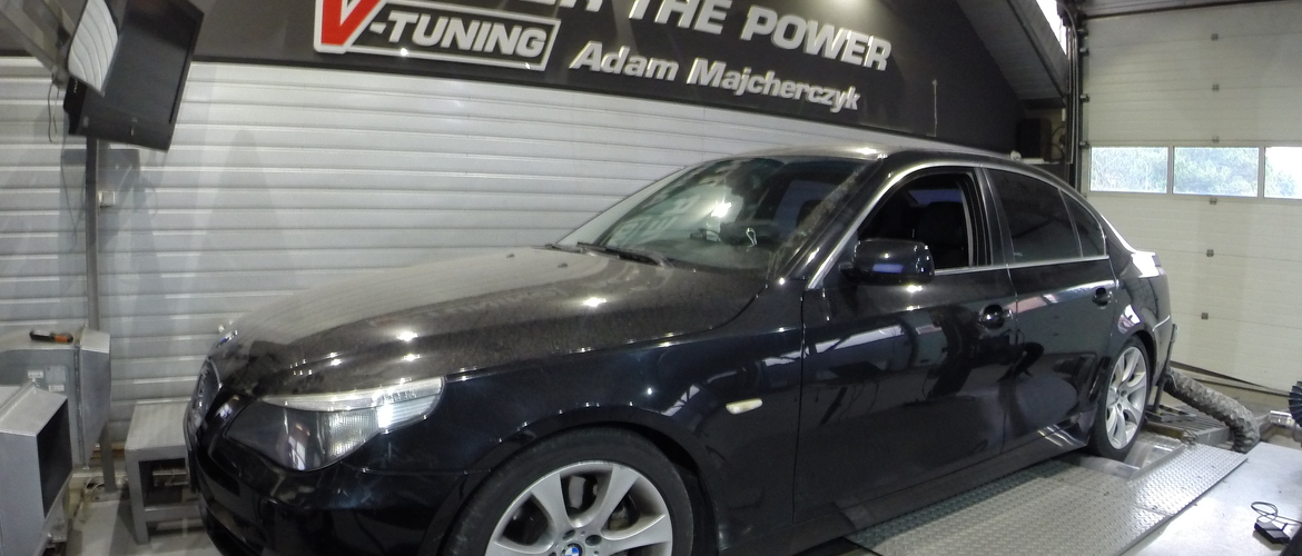 Chip Tuning BMW E60 535d 272 KM + 45 KM + 100 Nm